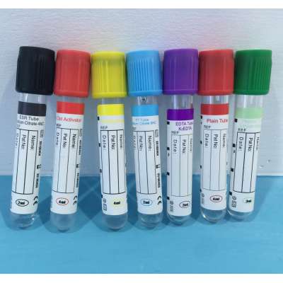 Yaohua Vacuum Blood Collection Tube PET or Glass material